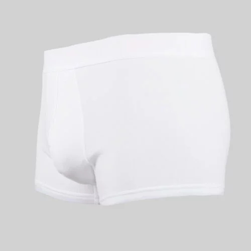 Retro Trunks - trunk styled boxershorts for men in white